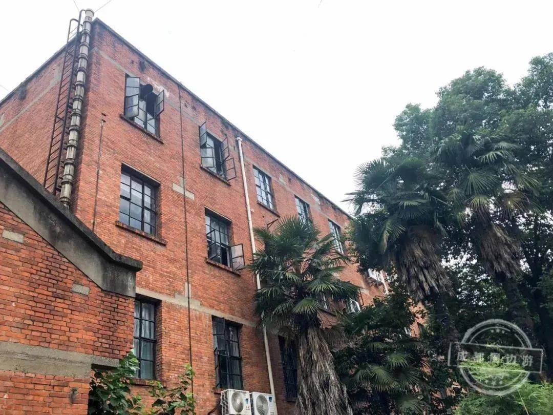 老126厂完整保留下来十多栋红砖楼,拥有超大面积的场地,红墙绿荫,复古
