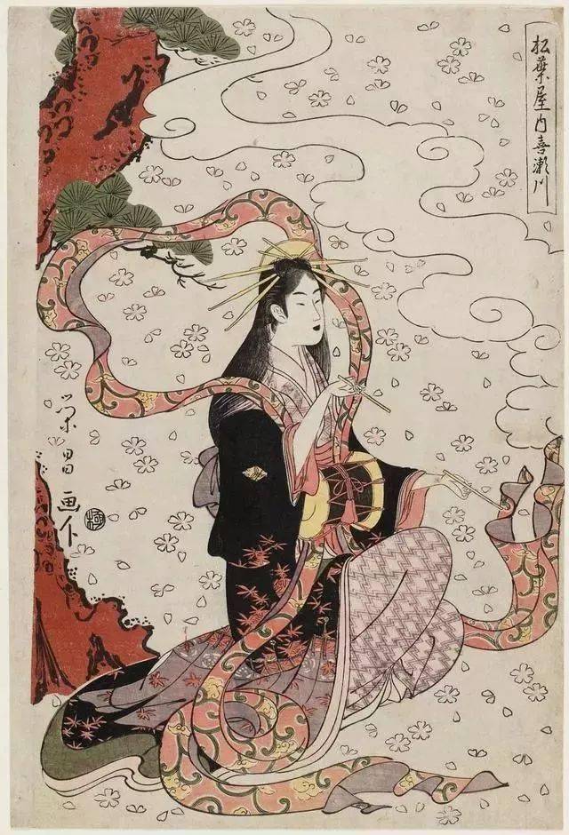 日本浮世绘美女图的历史演变