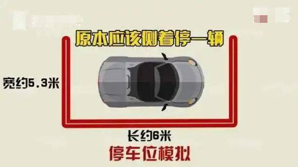 里并没有明确只能停一辆车,所以严某想在这个车位里并列停放两辆轿车