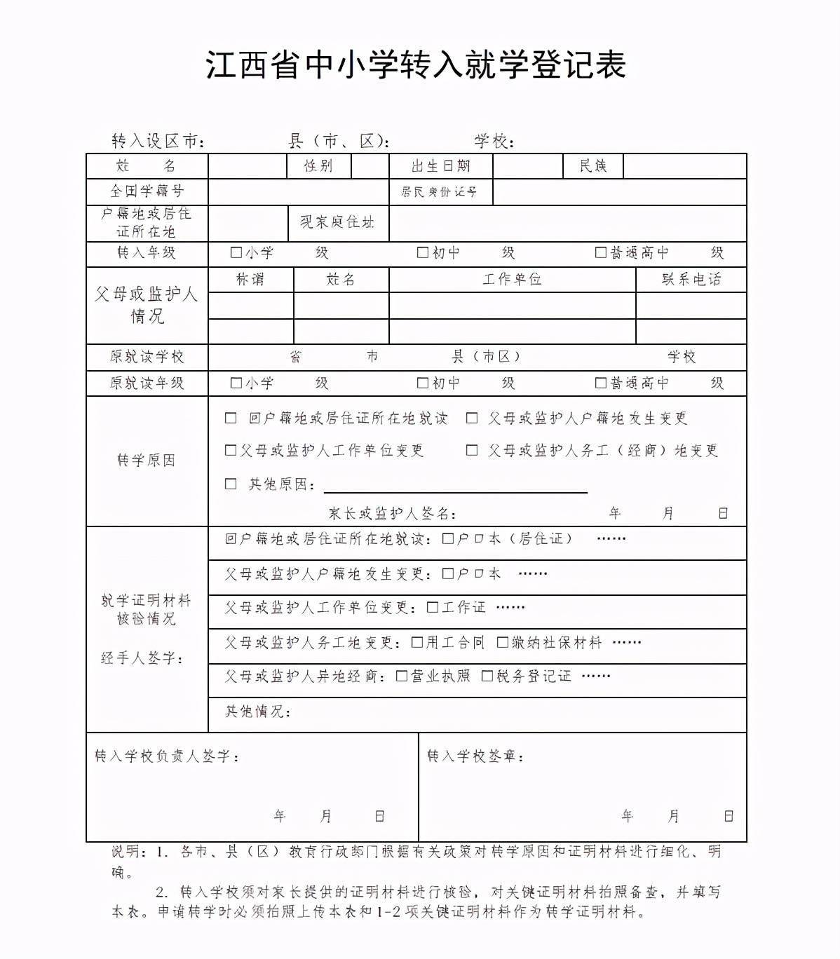 南昌中小学转学超全办理六大细则!建议收藏