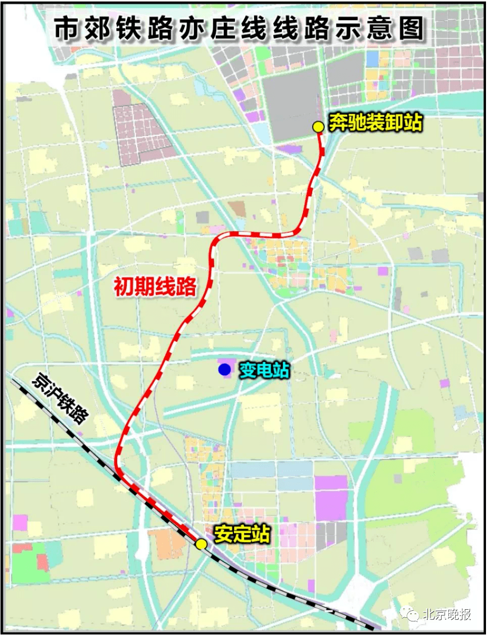 兼备客货运功能!市郊铁路亦庄线规划亮相