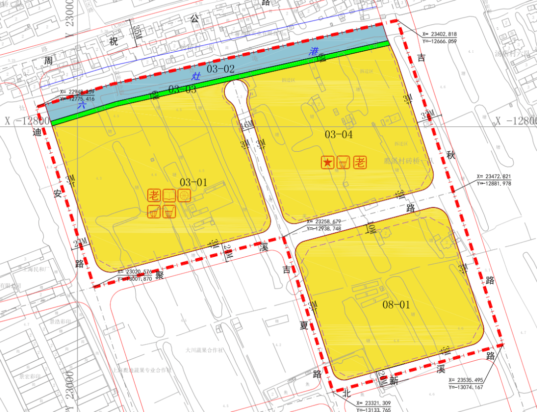 近日,川沙六灶社区规划的吉夏路(六灶港南侧-聚溪路)新建工程项目建议