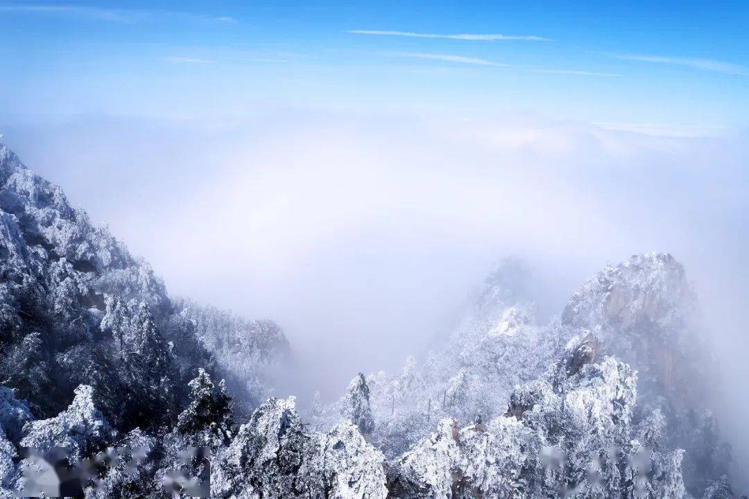 人间仙境牛年第一场雪尧山绝美雪景惊艳全城