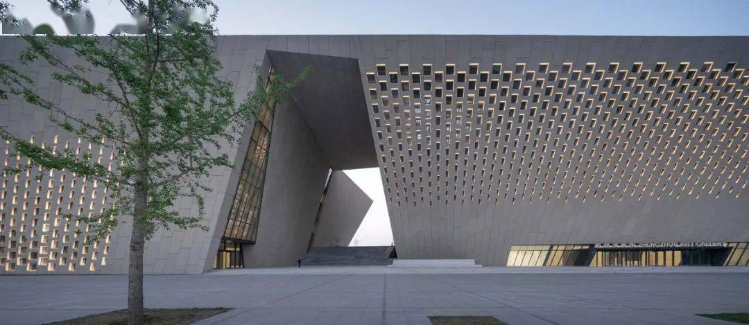 新地标! 大尺度,有力量感的形体结构——郑州美术馆新馆,档案史志馆