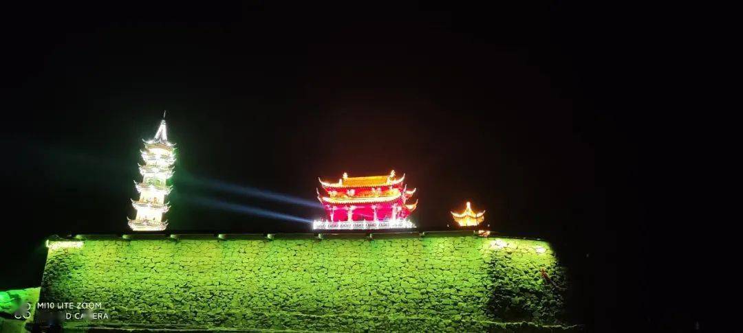 退水过后的落星墩夜景,你来看过吗?