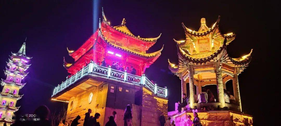 退水过后的落星墩夜景,你来看过吗?
