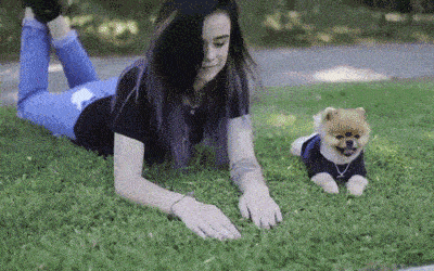 gif搞笑趣图:你这是喝酒喝醉了吧!要不然也不会看不见