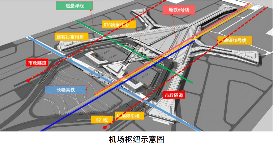 从示意图来看,长赣高铁正线进长沙西站,云贵厦联络线进长沙南站.