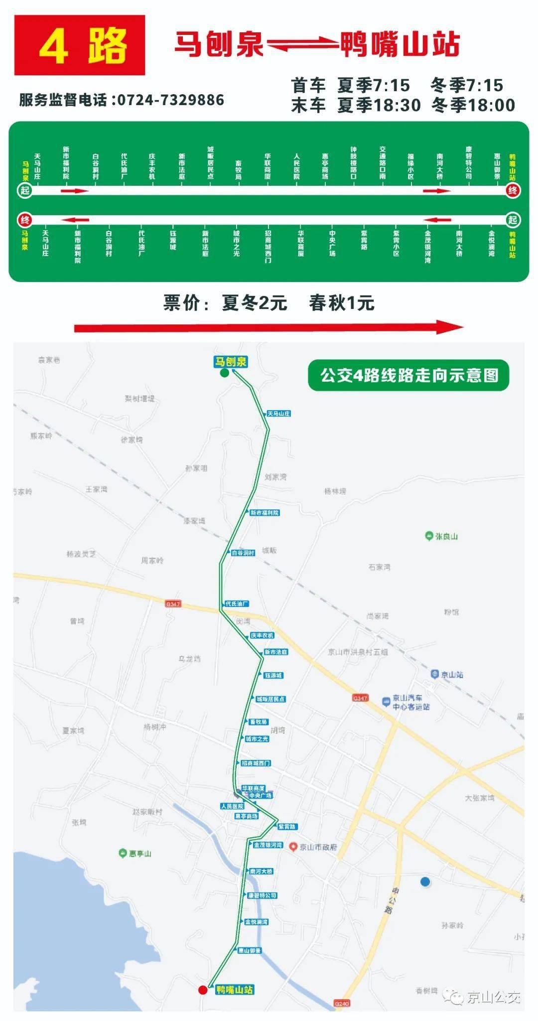 京山最全公交车路线来了!建议收藏