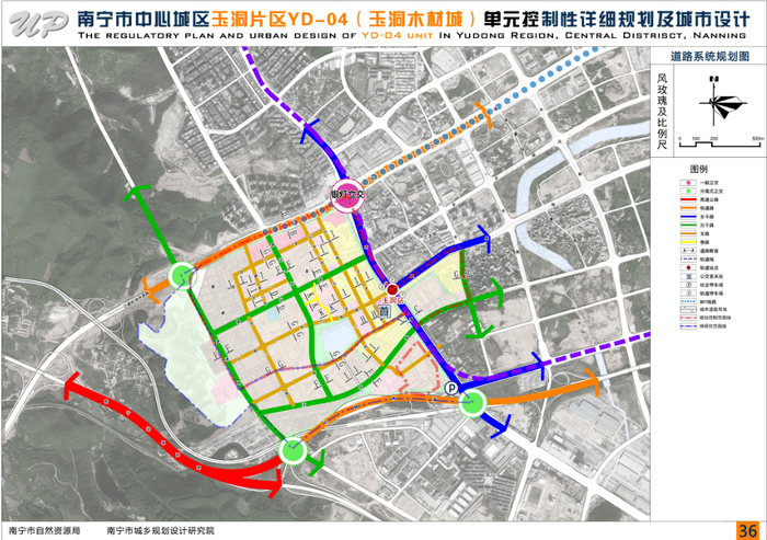 6969从规划图可以看到,玉洞木材城规划有商业,商务,居住,中小学