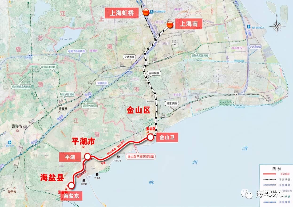 超170亿元金山至平湖市域铁路工程招标公告发布