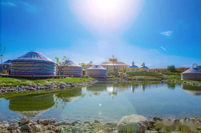 网红打卡住宿平山湖大峡谷草原星空蒙古包