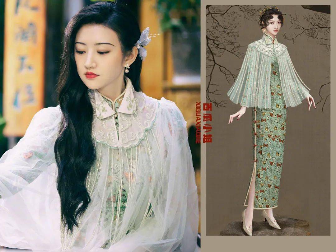 景甜的戏预算少了可是衣服绝不能少司藤复古造型解析