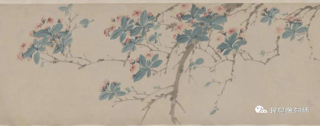 陈淳《红梨诗卷》局部
