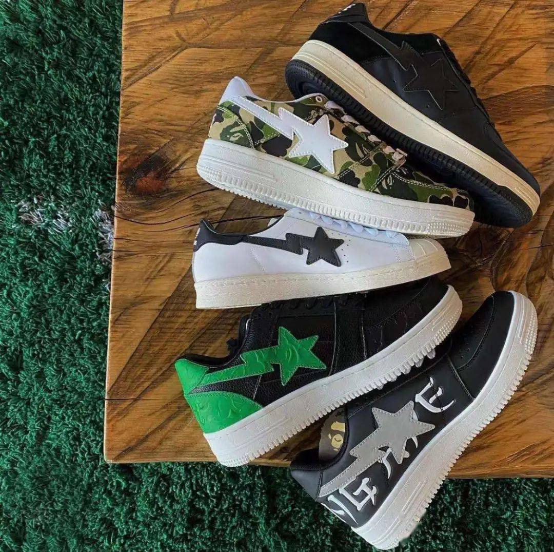 完美替代?bape sta小白鞋新配色曝光