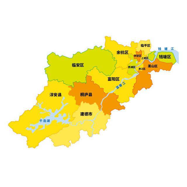 杭州部分行政区划调整设立杭州市临平区和钱塘区