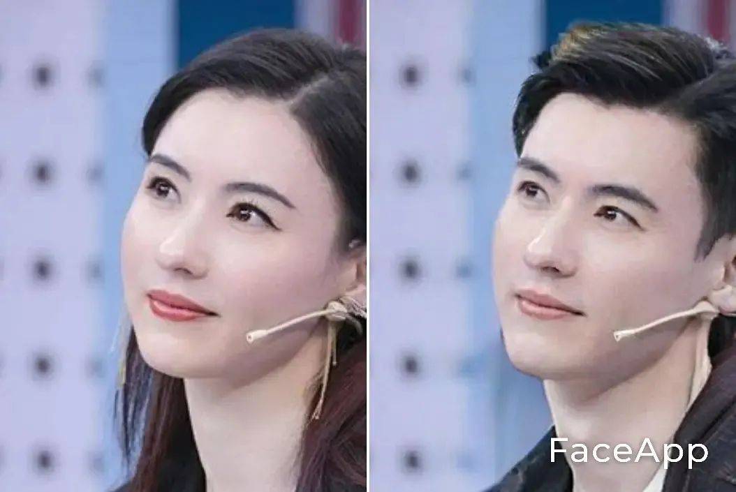 女明星们变成男生是什么样子?