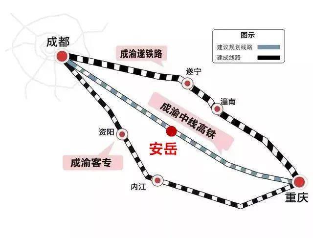 经过大足的成渝中线高铁新消息!将于今年6月全面开工!