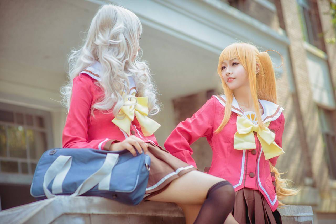 charlotte友利奈绪西森柚咲cosplay