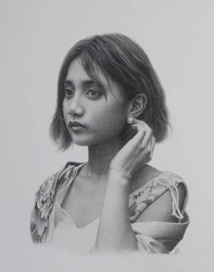 捕捉油画中的每一个细节/日本超写实画家冈田康友(yasutomo oka)