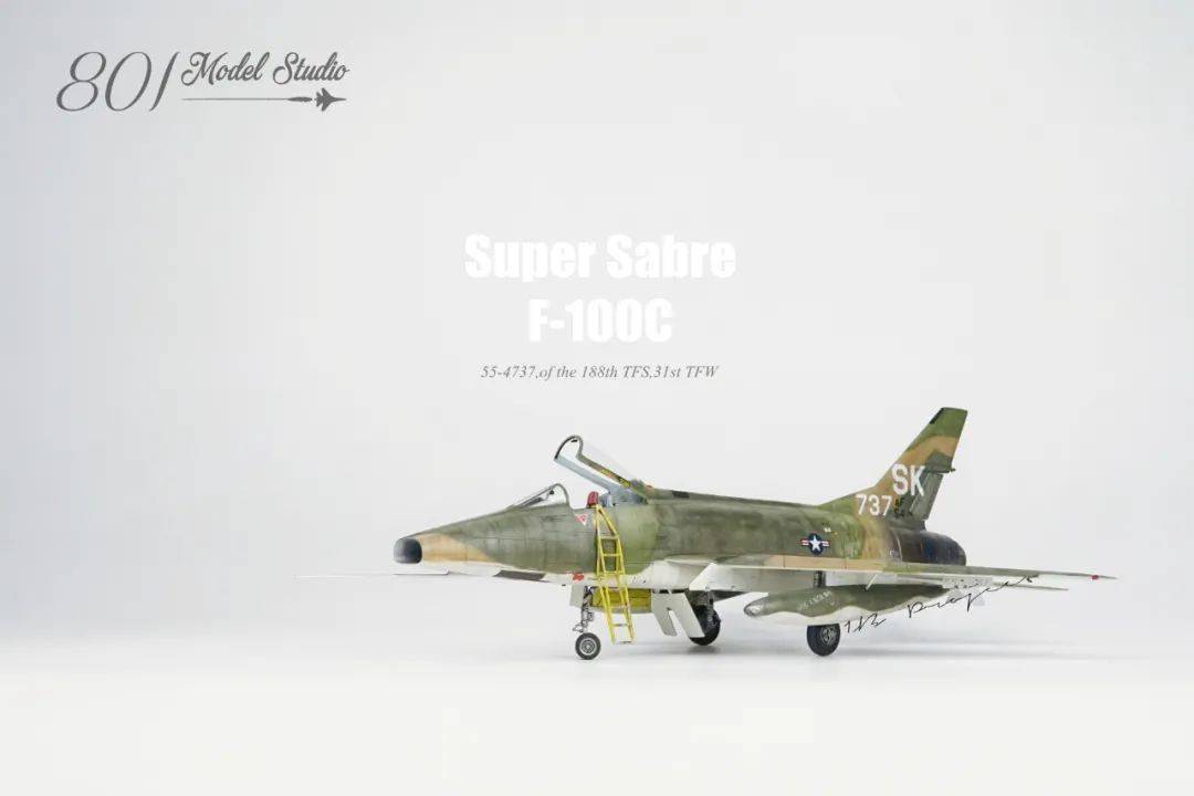 美国近代航空霸权的重要里程碑 - f-100c超佩刀战斗机