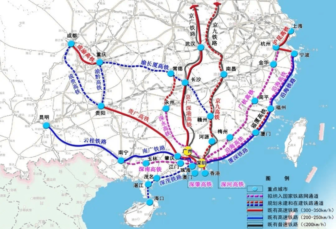 深圳发布综合交通十四五规划!深汕高铁,穗莞深等都在内