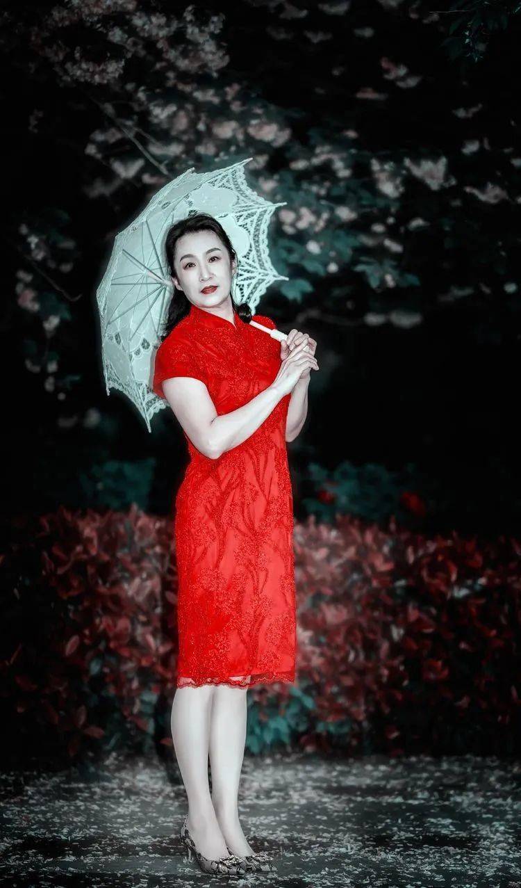 人像摄影:天香旗袍