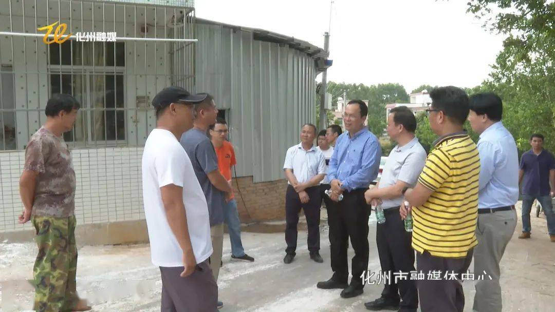 何林国调研督导生活污水净化设施建设,畜禽养殖污染整治和劣v类河流