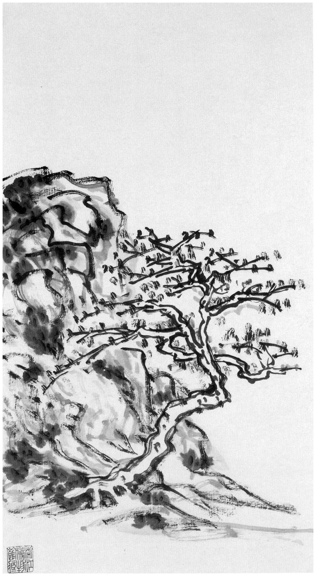 赏画|经典的黄宾虹课徒稿