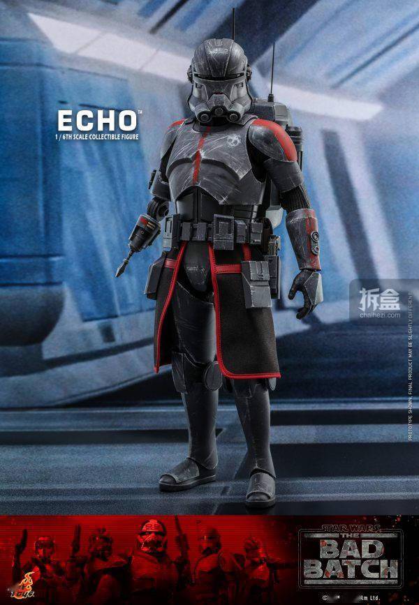 hottoys 曼达洛人星球大战 残次品小队 回声 可动人偶