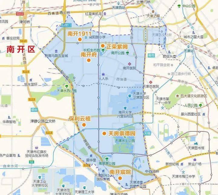 周边被三个城市公园环抱,空气质量佳,项目东侧900米为长虹公园
