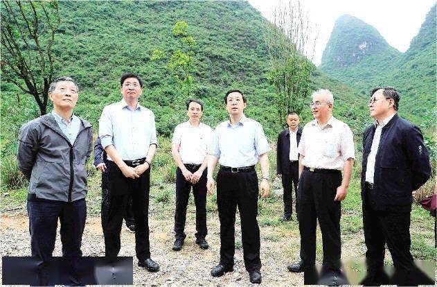 自然资源部部长陆昊率调研组到我桂林调研
