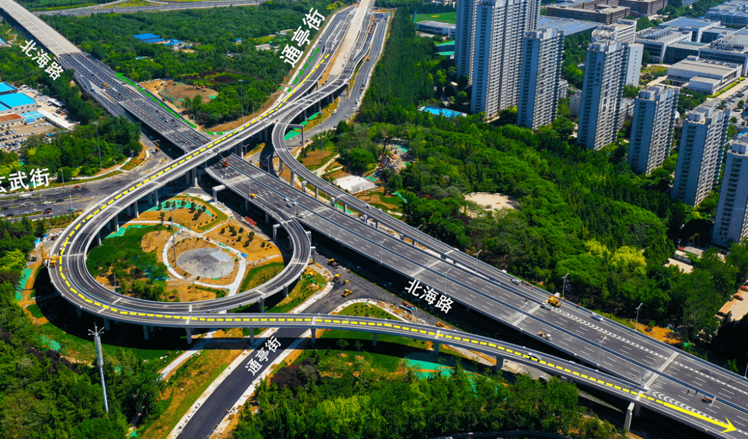 潍坊北海路通亭街立交桥正式通车(现场实拍)