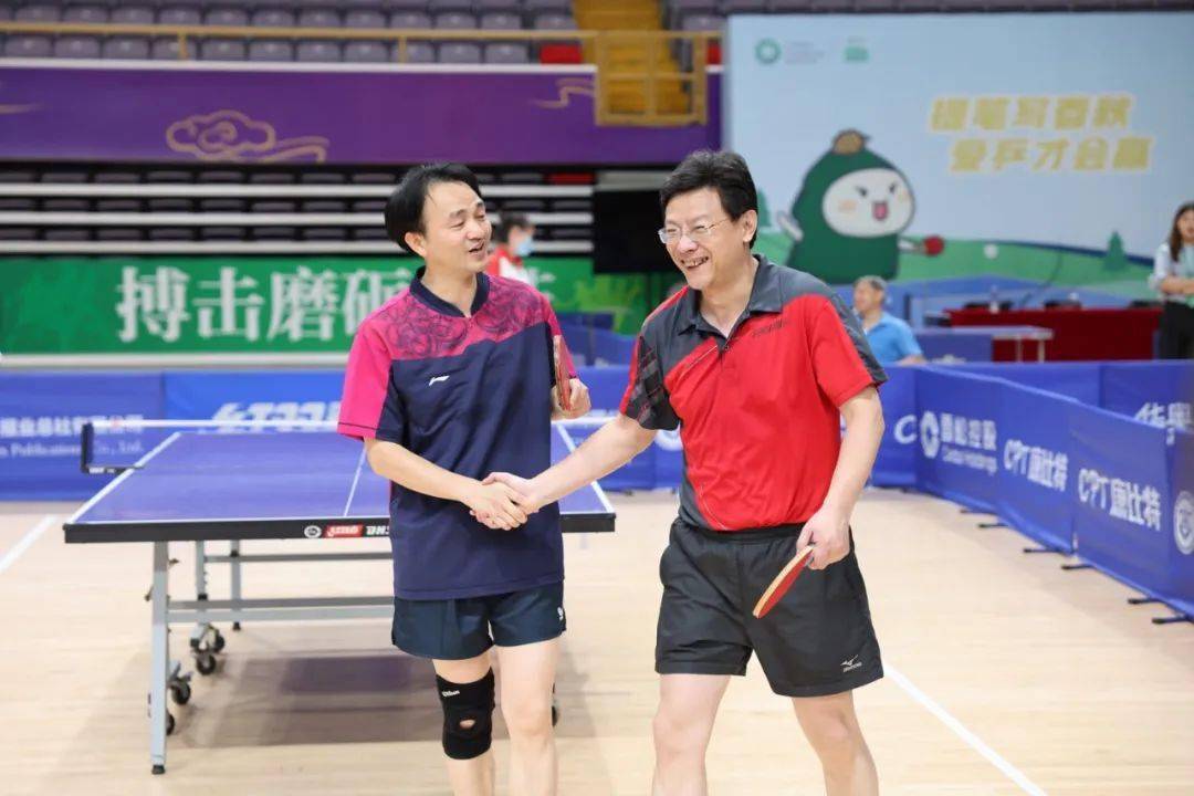 陆元盛,刘伟变身场外指导,首都新闻界乒乓球团体邀请赛圆满结束