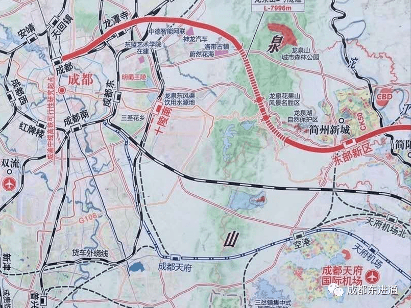 关于成渝中线高铁龙泉驿普速铁路枢纽站东部新区枢纽站等的最新资讯