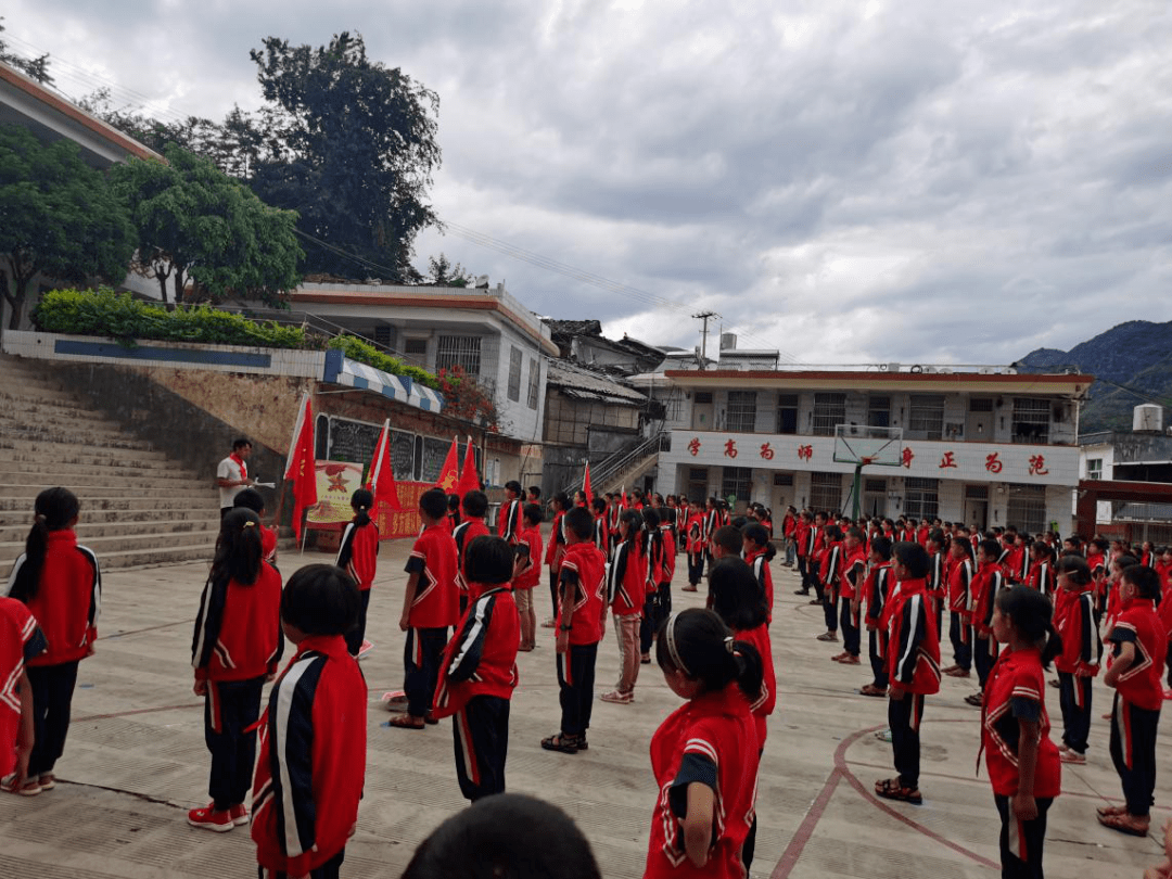 县区动态丨争做新时代好队员华坪县各学校开展集中入队仪式