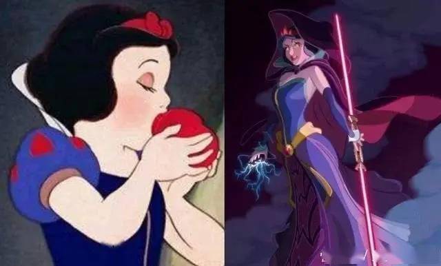 迪士尼公主集体黑化,艾莎更美艳了!只有白雪公主变丑了!