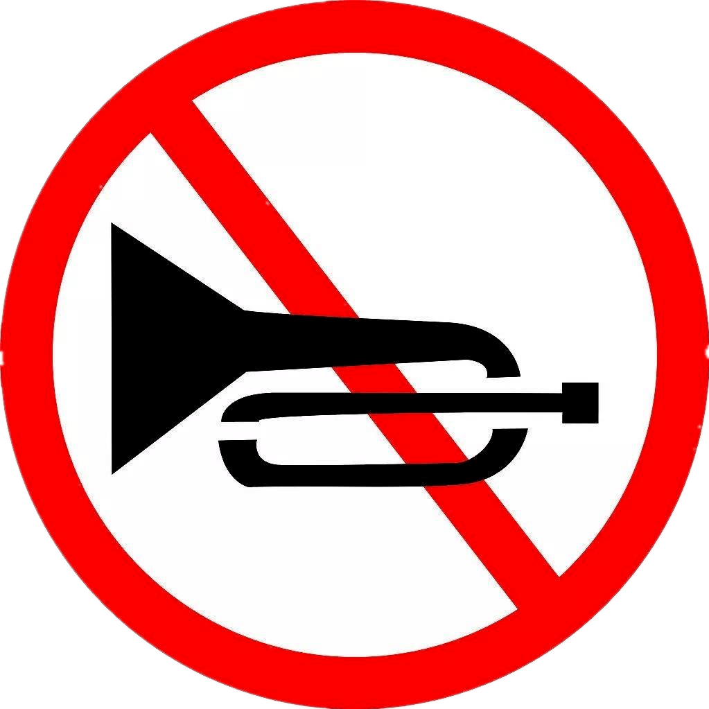 在考场周边明显位置放置警示牌,提醒过往车辆禁止鸣笛,减少交通噪音