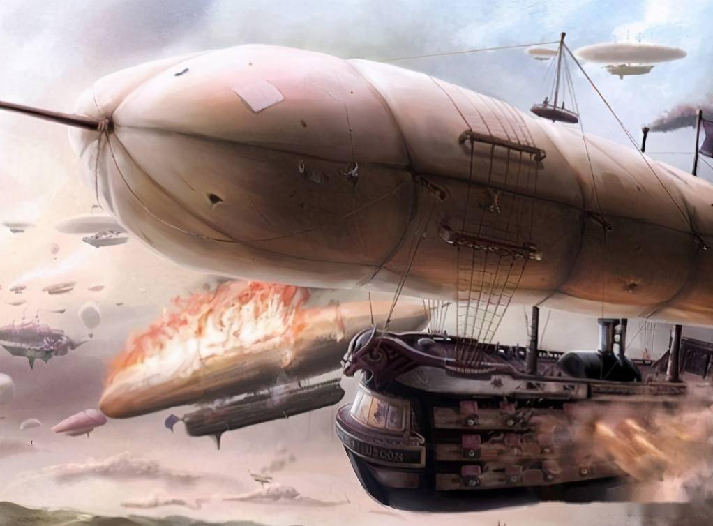 蒸汽朋克飞艇——未来,自由,浪漫