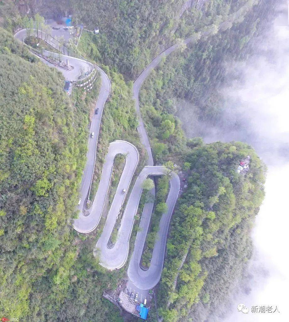 山势陡峭险峻,全国罕见的公路奇观