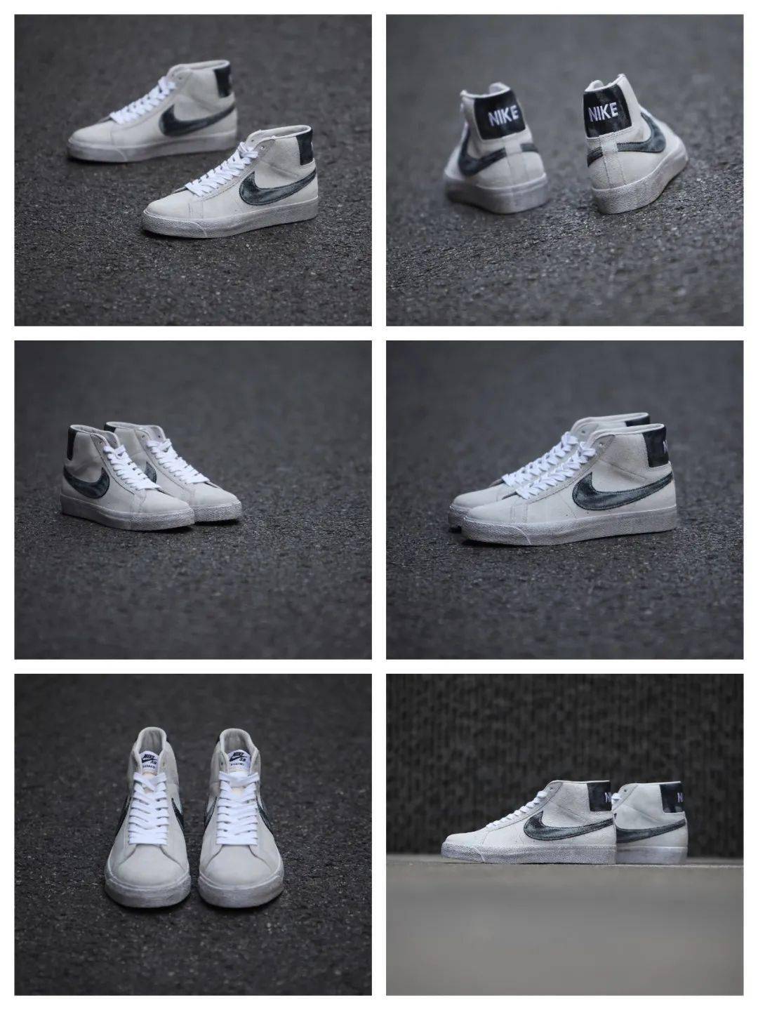 「 nike sb zoom blazer mid prm "sail black"|xh55限量发售 」