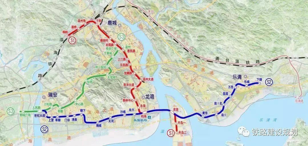 根据规划,未来s3线与s1线,m1线可以在温州火车站换乘,与s2线在人民路