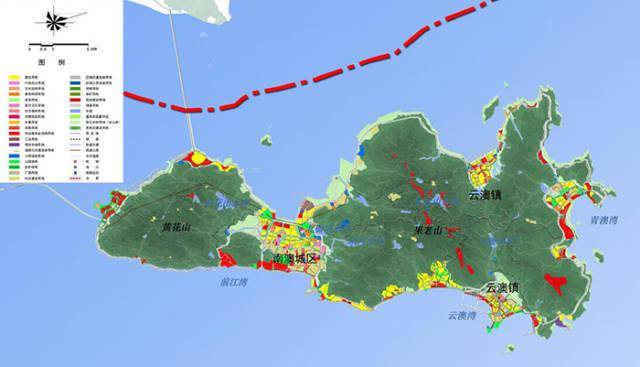 速看规划图来了南澳将新添多个功能区域版块
