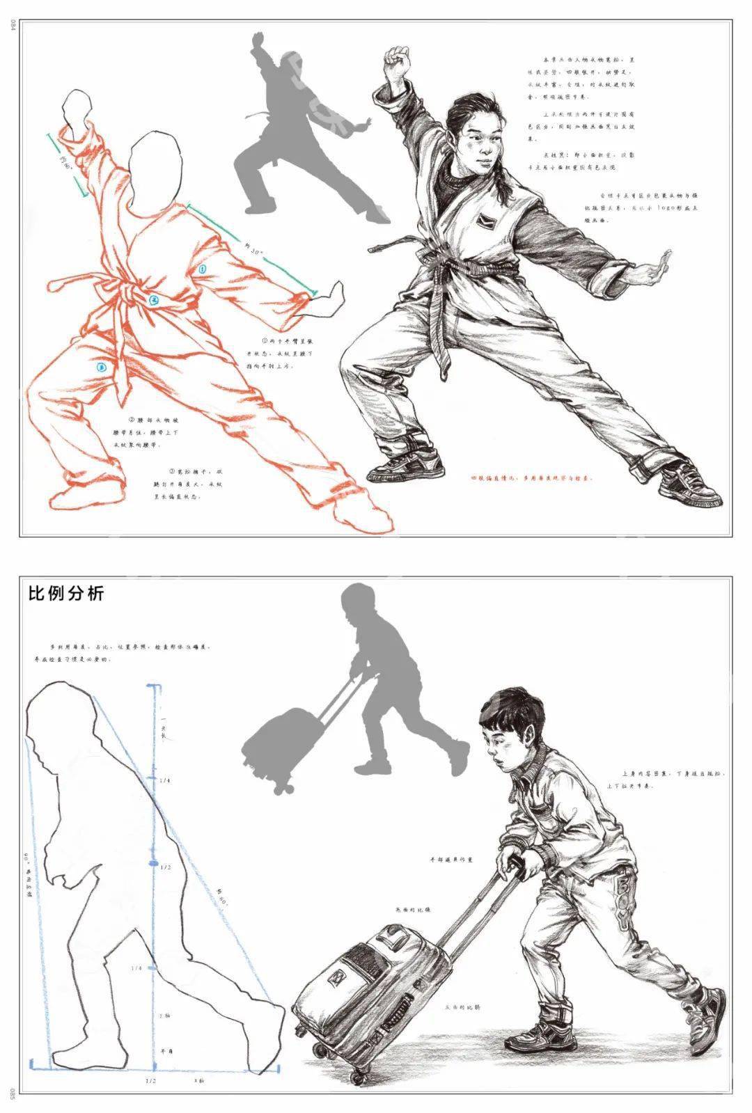 刘赫默写宝典人物速写纯默写半命题素材剪影训练都适用方法性强题材