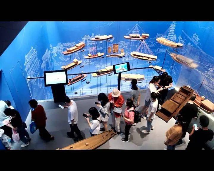 扬州中国大运河博物馆:数字化展厅,带你领略360度美轮美奂!