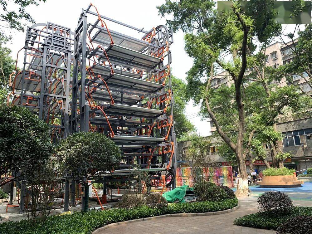 九龙坡红育坡老旧小区改造项目新增立体停车库
