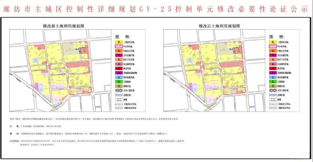 廊坊城区,广阳,安次规划,大调整了!