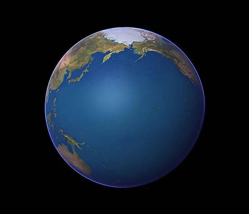 太平洋占了地球表面积的  1/3还多  于1983年7月21日观测到的  -89.