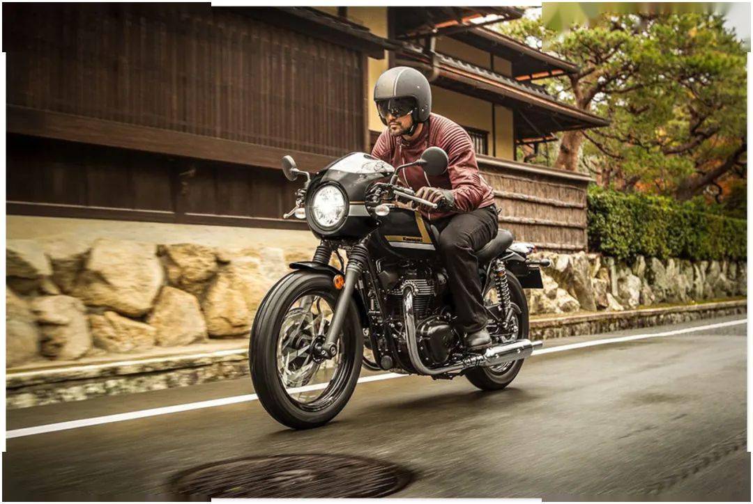 kawasaki2022w800w800café新色发布金属炽焰红暗夜流光黑登场