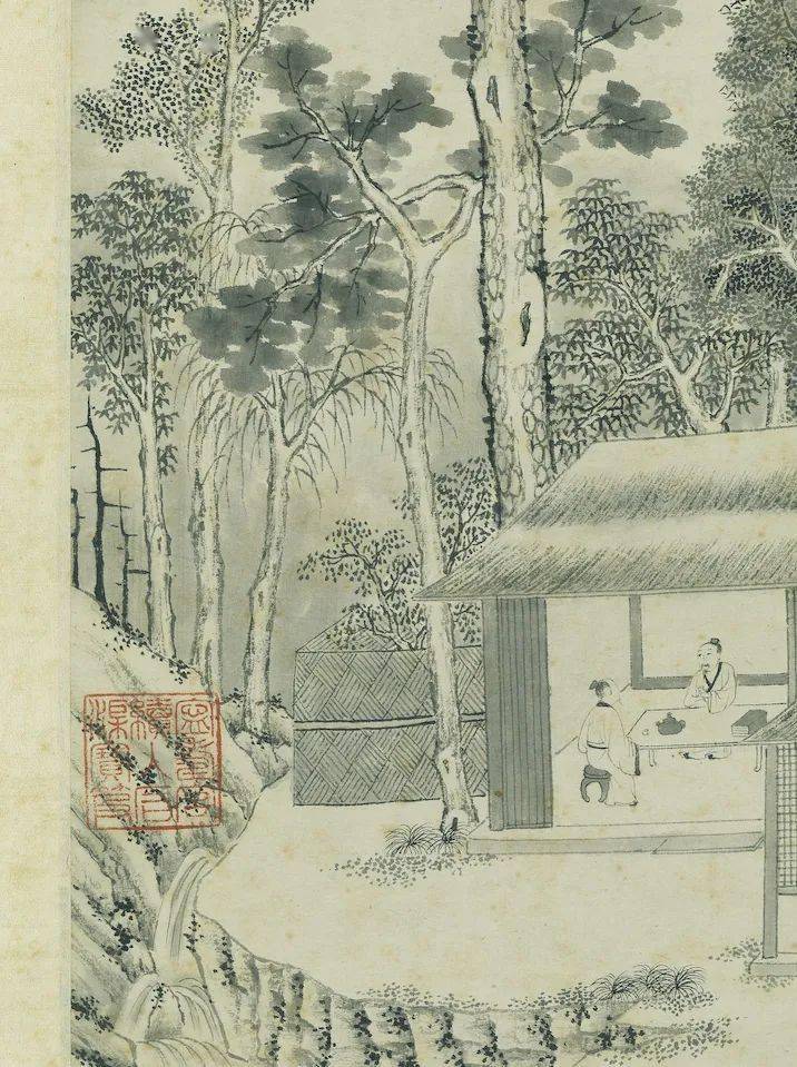 在文门子弟,门生当中,居节的声名不若文彭,文嘉,王榖祥,周天球,陆治